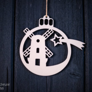 Weihnachtsanhänger Mühle